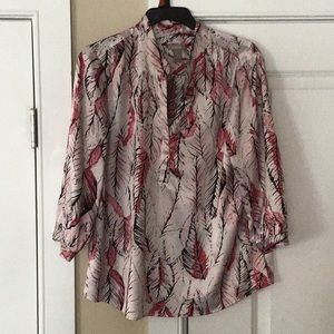 Chico’s quarter sleeve blouse